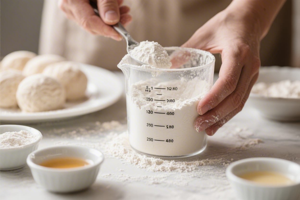 how to measure flour correctly for baking