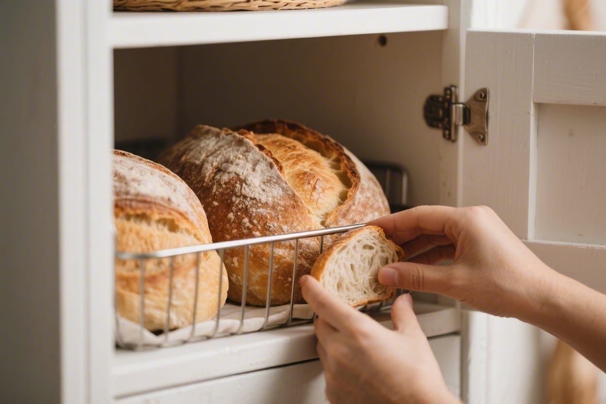 how to store homemade bread properly