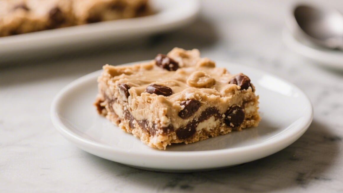 no bake cookie dough bars recipe