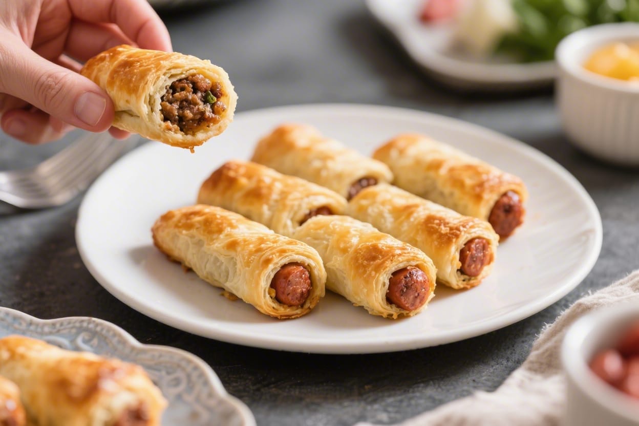 Party sausage rolls recipe - They’re flaky, savory, and perfect for grabbing with one hand while you chat