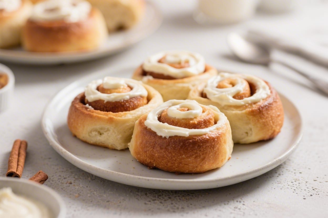 Quick cinnamon rolls with cream cheese icing - They’re perfect for last-minute brunch plans, cozy weekends, or a sweet treat on a busy weekday