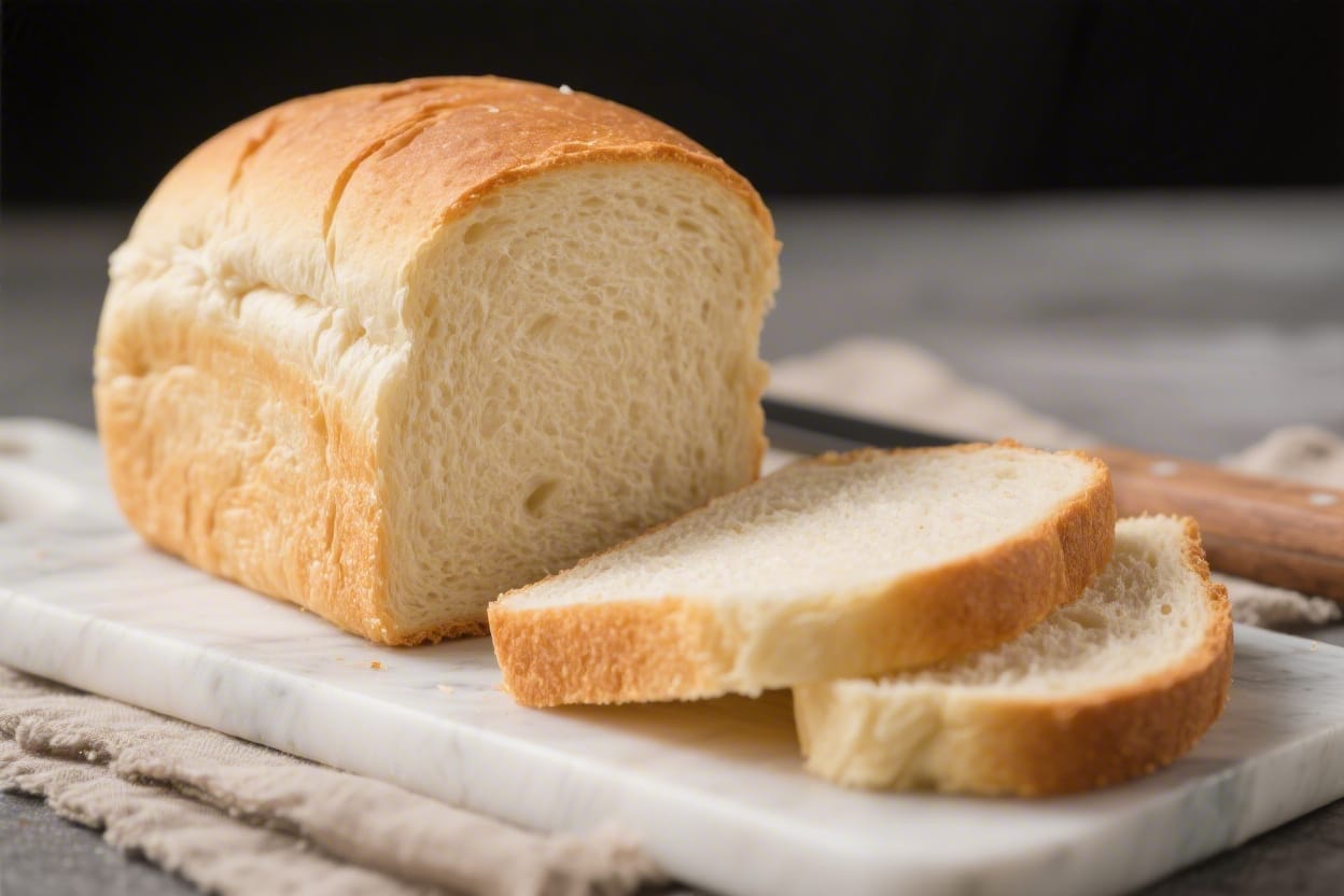 Simple milk bread for beginners - It’s soft, slightly sweet, and perfect for toast, sandwiches, or snacking straight from the cutting