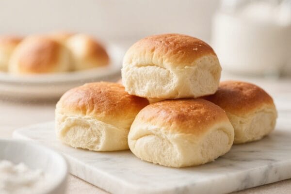 Soft Dinner Rolls Without Mixer – Easy, Fluffy, and Homemade