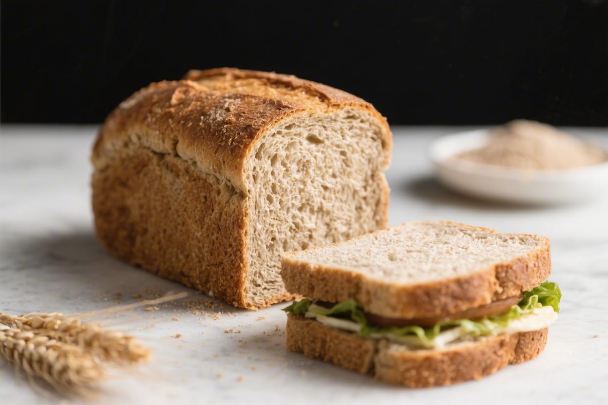 Whole wheat sandwich bread healthy recipe - The process is straightforward, even if you’re new to baking bread