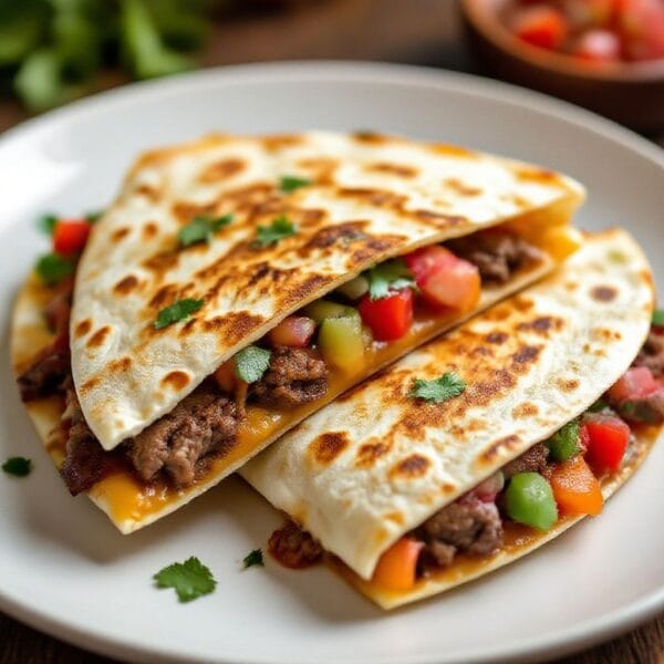 Beef Quesadilla With Soft Tortilla Dough – Tender, Cheesy, and Easy