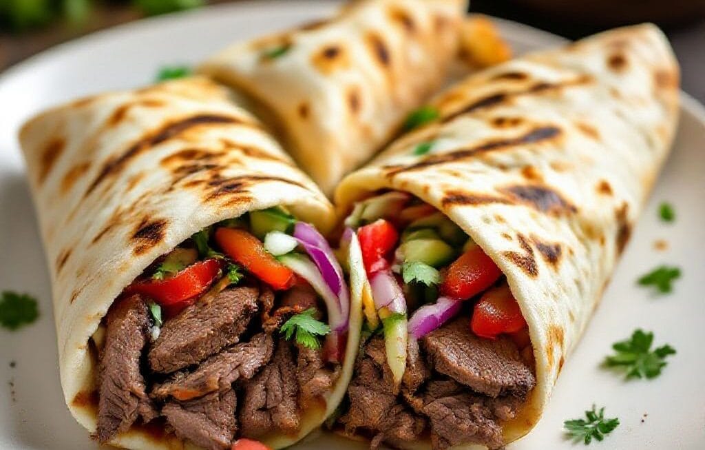 beef shawarma pita pockets recipe