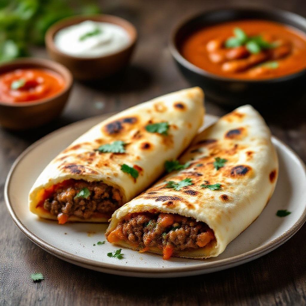 beef stuffed naan bread recipe