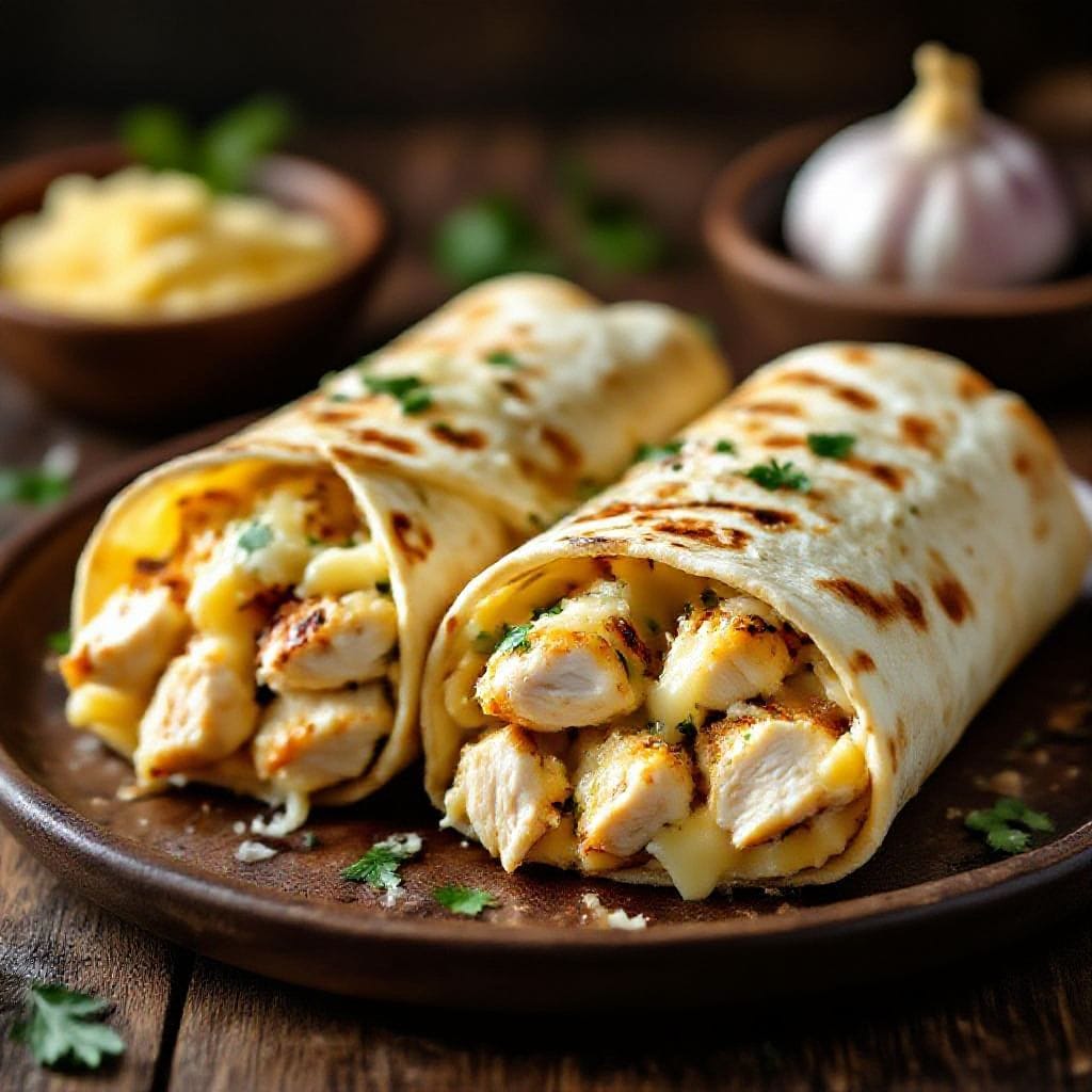 Cheesy garlic chicken wraps recipe - Cheesy Garlic Chicken Wraps Recipe - Easy, Comforting, and Packed With Flavor If you love bold garli
