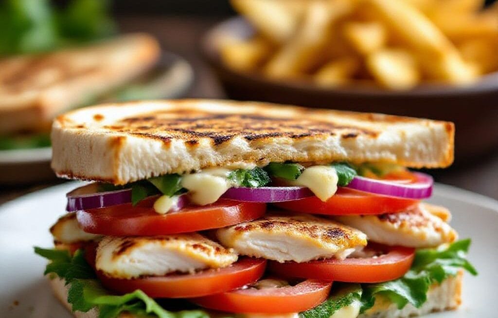 chicken flatbread sandwich recipe