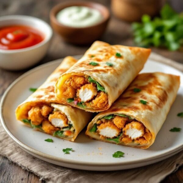 Crispy Chicken Wrap Pockets – Fast, Flavorful, and Satisfying