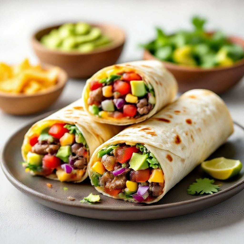 Easy lunch burrito wraps recipe - They’re easy to prep, simple to customize, and perfect for busy weekdays