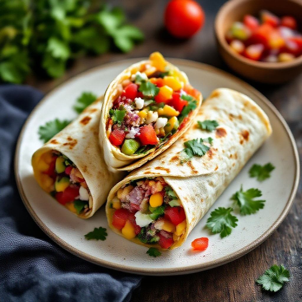 Easy lunch burrito wraps recipe - You can make them with pantry staples, pack them for work or school, and enjoy them warm or cold