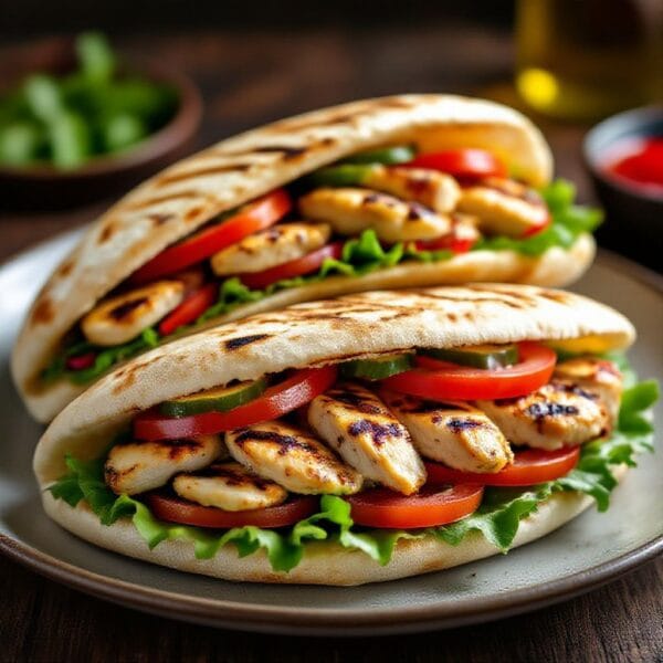 Grilled Chicken Pita Sandwich – Simple, Flavorful, and Satisfying