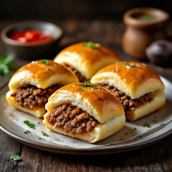 Minced Beef Stuffed Bread Buns – Soft, Savory, and Satisfying