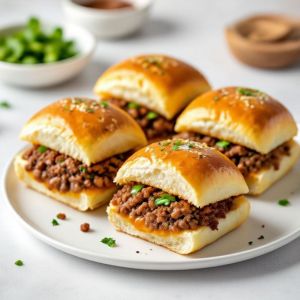 Minced beef stuffed bread buns - They’re comforting, portable, and perfect for everything from weeknight dinners to picnic baskets