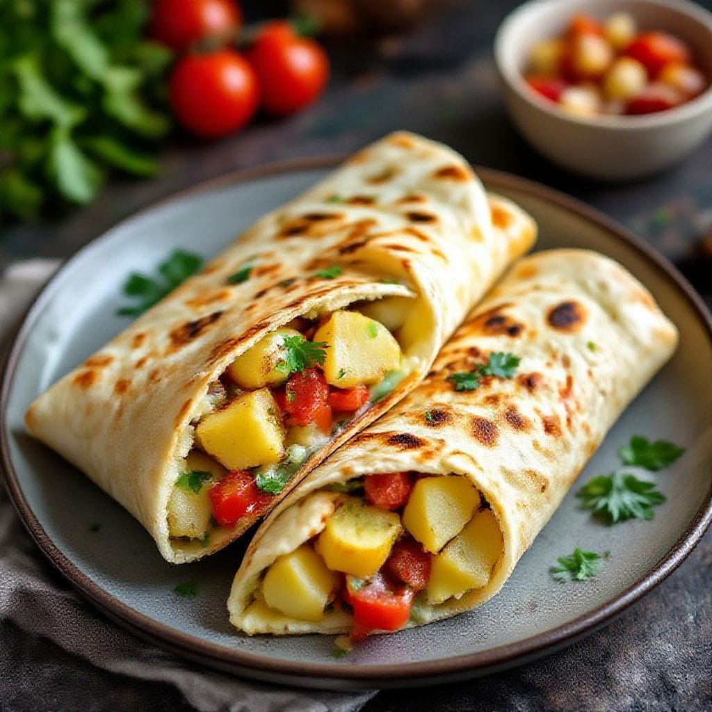 Potato stuffed flatbread wraps - Potato Stuffed Flatbread Wraps - Comforting, Flavor-Packed, and Easy Potato stuffed flatbread wraps