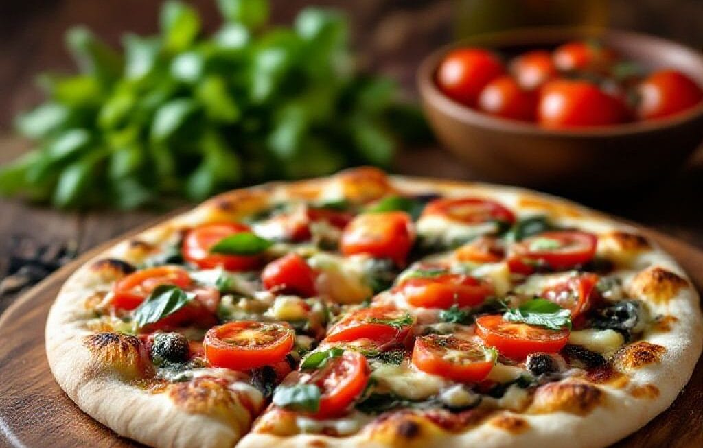 quick savory lunch flatbread recipe