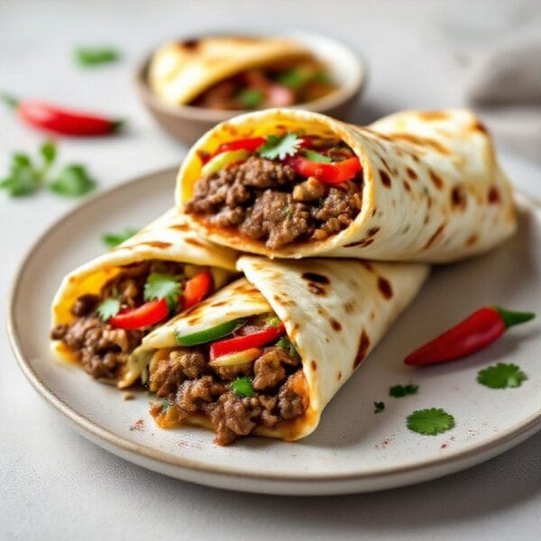 Spicy Beef Naan Wrap Recipe – Quick, Flavor-Packed, and Satisfying