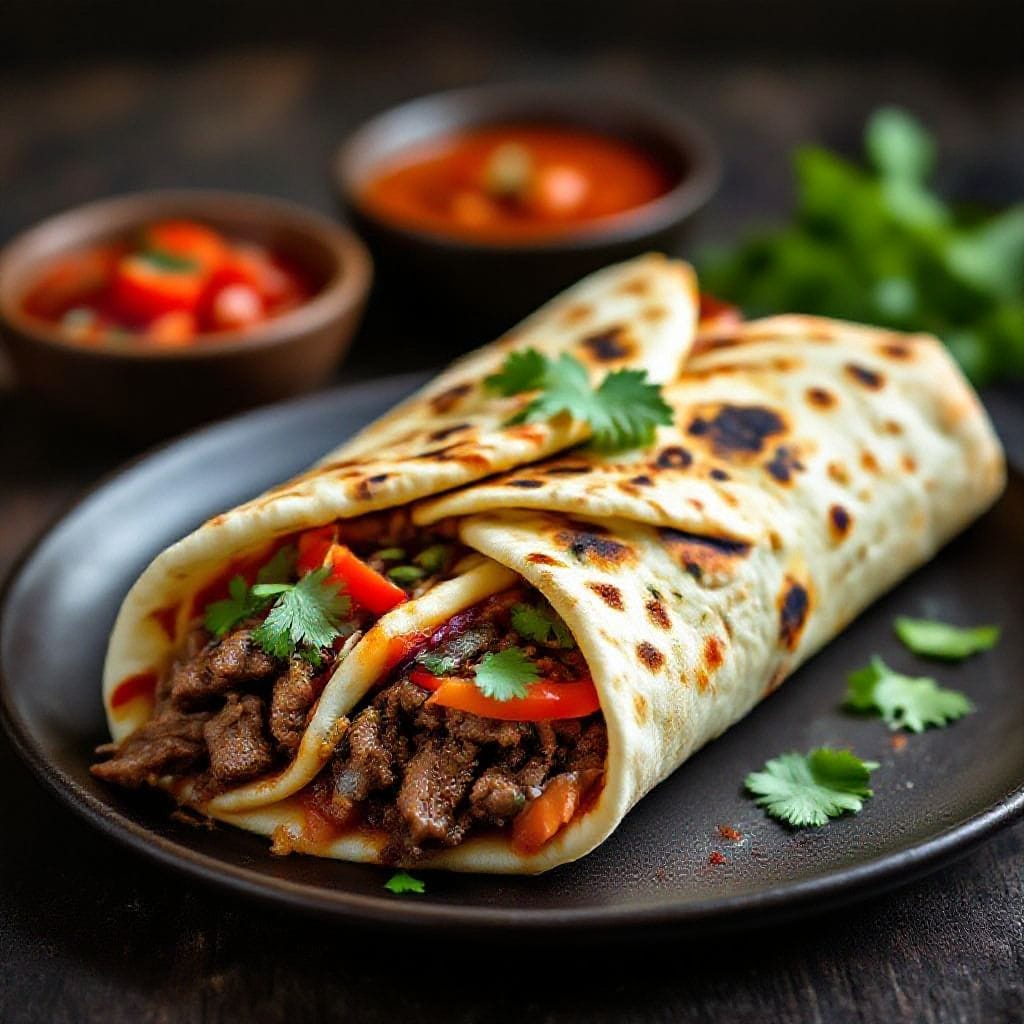 Spicy beef naan wrap recipe - Spicy Beef Naan Wrap Recipe - Quick, Flavor-Packed, and Satisfying This spicy beef naan wrap hits th