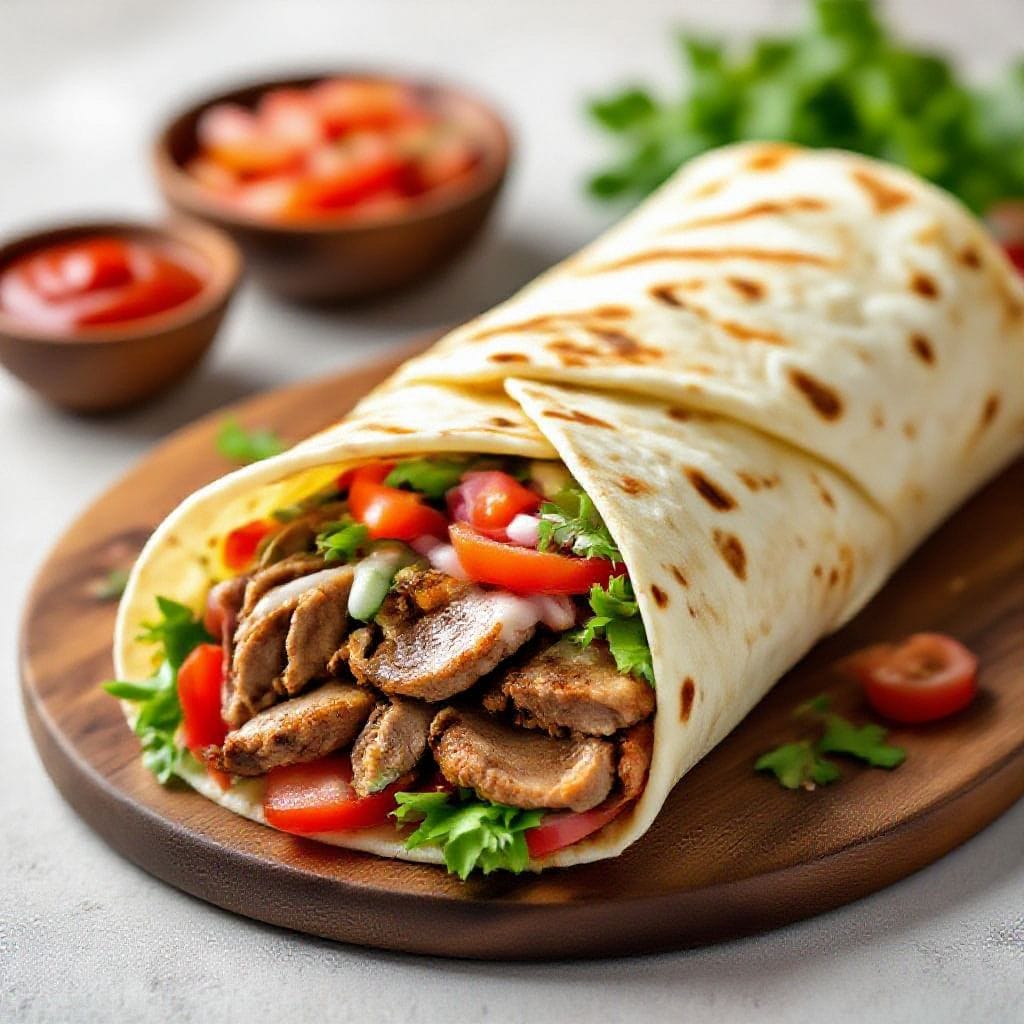 turkish doner kebab wrap recipe